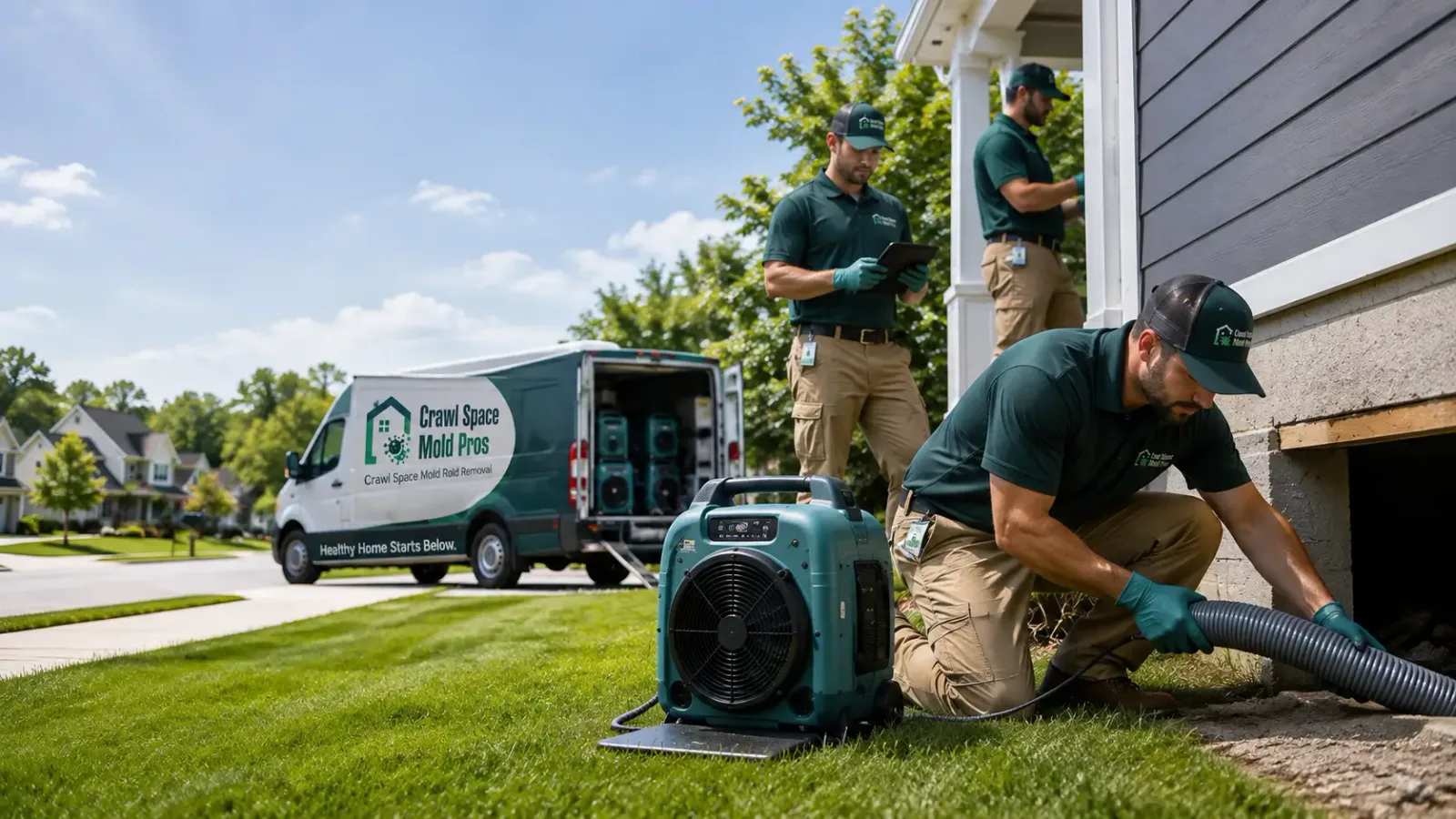 Crawl Space Mold Removal in Shields, ND